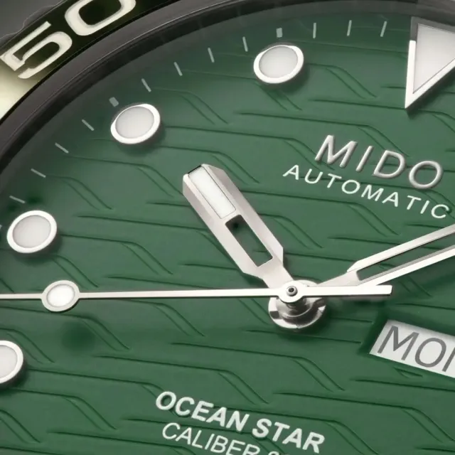 【MIDO 美度 官方授權】Ocean Star 200C海洋之星 廣告款陶瓷潛水錶 618年中慶(M0424301109100)
