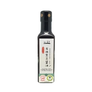 【護生】有機台灣原生種黑豆醬油(210ml)