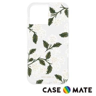 【CASE-MATE】x Rifle Paper Co. 限量聯名款 iPhone 12 Pro Max(防摔抗菌手機保護殼 - 白色繡球花)