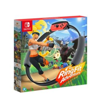 【Nintendo 任天堂】NS SWITCH 健身環大冒險+專屬控制器Ring-Con 中文版(臺灣公司貨-中文版)