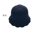 【OT SHOP】帽子 漁夫帽 水桶帽 盆帽 毛線帽 C2124(手工針織 扇形花邊 momo獨賣款 帽子)