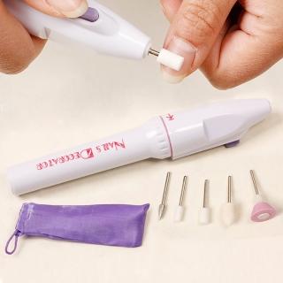 【美甲用具】五合一電動美甲機(五種磨頭可供更換 全套美甲 輕鬆操作 交換禮物)