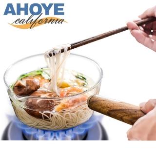 【AHOYE】可加熱玻璃牛奶鍋15cm-600mL 湯鍋 泡麵碗