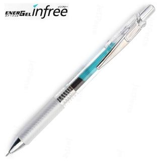 【Pentel 飛龍】BLN75TL-S3 infree-極速鋼珠筆 0.5藍綠(2入1包)