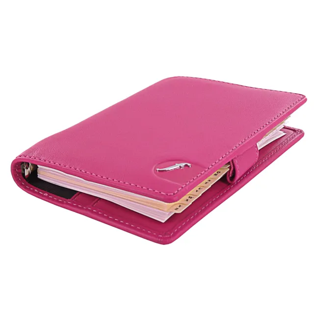 【fILOFAX】福利品 BOSTON波世頓系列 口袋型薄型萬用手冊-小(粉紅色 出清品)