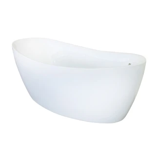 【JTAccord 台灣吉田】2772-150 元寶型壓克力獨立浴缸(150x80x67cm)