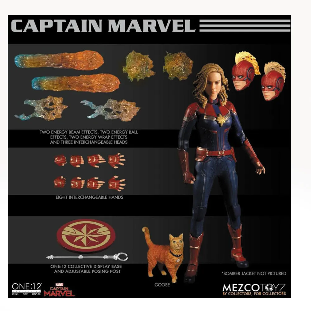 【Mezco One:12】Collective 驚奇隊長 可動 完成品(代理版)