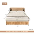 【時尚屋】[UZR8]亞伯特6尺床箱型4件房間組-床箱+床底+床頭櫃2個+床墊(免運費 免組裝 臥室系列)