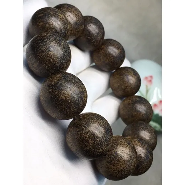 【桃花源創意工坊】越南富森紅土沉香沉水 手鍊2.0(沉香手鍊)