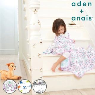 【aden+anais 官方直營】迪士尼經典四層紗厚毯/3款(小熊維尼/森林王子/小鹿斑比)