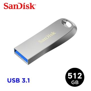 【SanDisk】ULTRA LUXE CZ74 USB3.1 512G 隨身碟(公司貨)