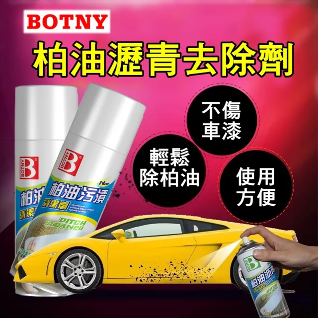 【BOTNY】強力柏油去除劑 450ML(汽車美容 洗車 打蠟 保養 柏油 瀝青 昆蟲 樹膠 蟲屍)