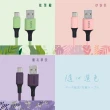 【KINYO】Micro USB 霧色液態矽膠數據線 1.2M(USB-B903)