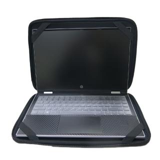 【Ezstick】HP X360 14-dw 14-dw0049TU 14-dw0059TU 13吋S 通用NB保護專案 三合一超值電腦包組(防震包)