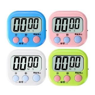 【指選好物】電子計時器(廚房計時器 正負倒計時 鬧鐘計時器 馬卡龍色 多功能計時器 記時器)