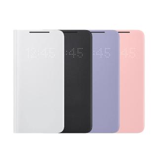 【Samsung 三星】Galaxy S21 5G 原廠LED皮革翻頁式皮套(臺灣公司貨)