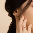 【SOPHIA 蘇菲亞珠寶】14K玫瑰金 餘波盪漾 鑽石耳環