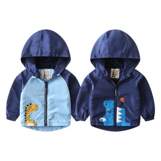 【Baby 童衣】兒童外套 男童刷絨連帽立領外套 88597(童裝)