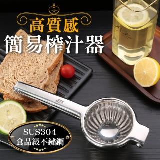 【新錸家居】德國SSGP高質感不鏽鋼簡易手動榨汁器(檸檬榨汁機/果汁壓榨器/檸檬柑橘壓夾)