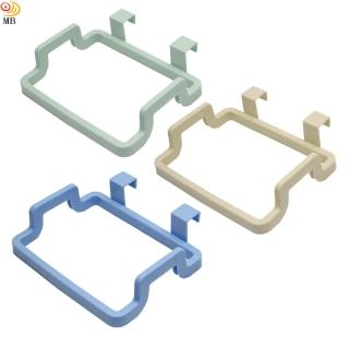 【月陽】超值3入簡易型門背式可掛垃圾袋架收納架(X1816)