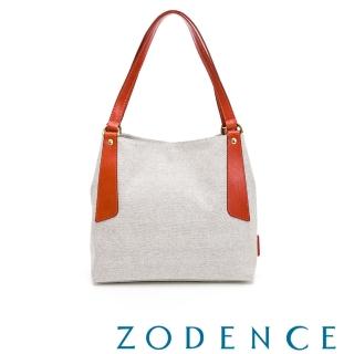 【ZODENCE 佐登司】DION德國帆布肩背托特包(貴族白)