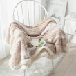 【BELLE VIE】流沙層次感 羊羔法蘭絨 雙面暖絨蓋毯150x200cm(多款任選)