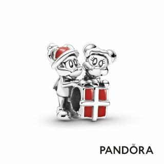【Pandora官方直營】迪士尼米奇與米妮禮物串飾-絕版品