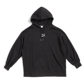【PUMA】流行系列 Classics 寬版長厚連帽上衣 帽T 長袖上衣(53041201)