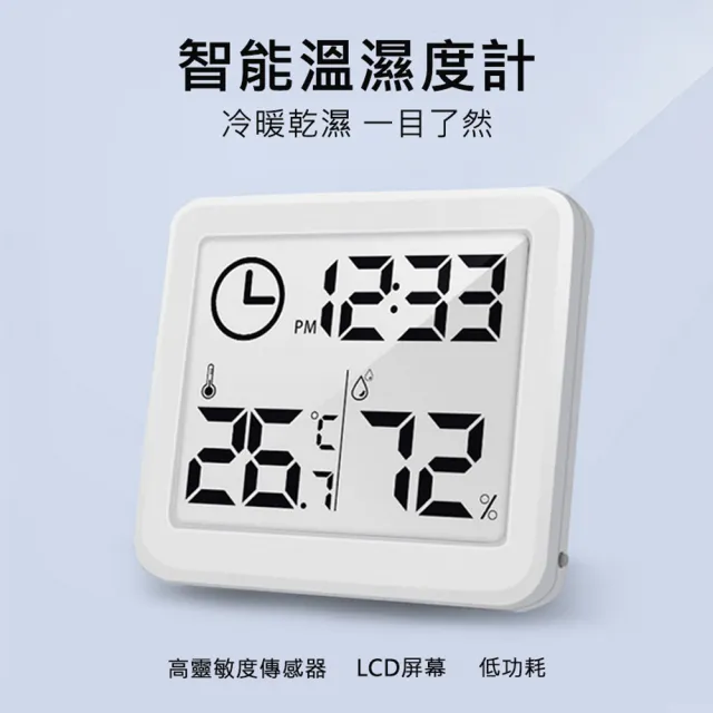 【聆翔】多功能自動檢測溫濕度計