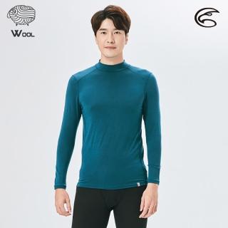 【ADISI】男美麗諾混紡羊毛高領彈性保暖衣AU2521002 / S-2XL(抗靜電 消臭 透氣 發熱衣 衛生衣)