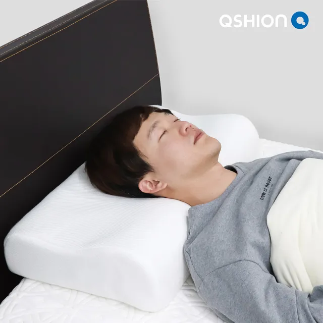 QSHION】舒柔釋壓水洗枕-加高版(100%台灣製造日本專利技術空氣纖維枕 