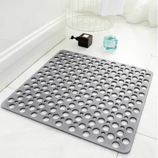 環保無味TPE浴室可拼裝吸盤防滑墊腳墊地墊53*53cm