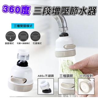 【ROYAL LIFE】360度三段增壓節水器
