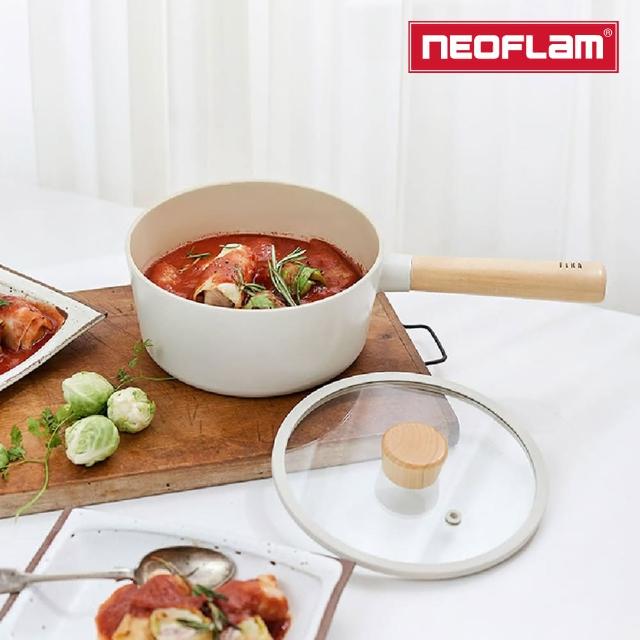 【NEOFLAM】韓國製FIKA系列 18cm 鑄造單柄湯鍋(IH爐可用鍋/非鐵氟龍不沾塗層)