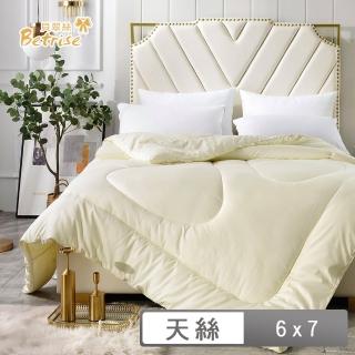 【Betrise】頂級輕奢100%精梳純棉天絲防蹣抑菌暖冬被(雙人6X7尺-臺灣製)
