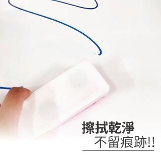 【指選好物】雙色磁吸板擦(絨布 磁性白板擦 粉筆擦 白板刷 會議 辦公 無塵黑板擦)
