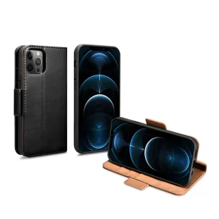 【ICARER】iPhone 12/12 Pro 6.1吋 海星系列手工真皮皮套