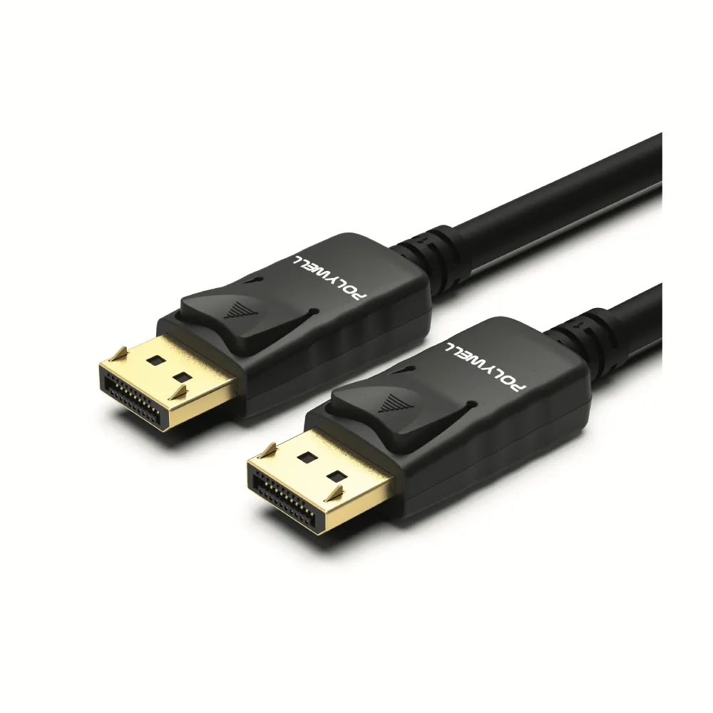 【POLYWELL】DP線 1.2版 2M 公對公 Displayport 4K60Hz UHD(支援多螢幕應用)