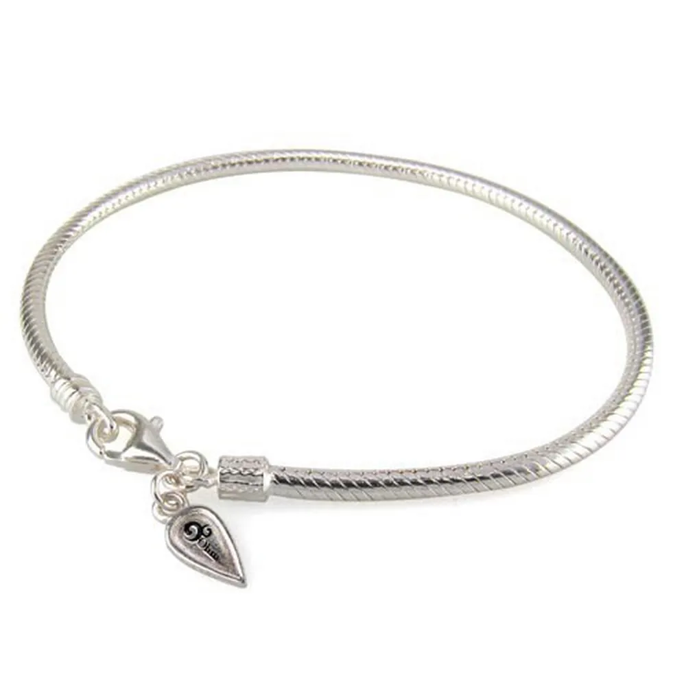 【OHM Beads】925純銀吊牌手鏈(Lobster Clasp Sterling Silver Bracelet)