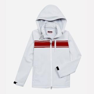 【KAPPA】義大利 舒適時尚女生 SOFTSHELL 內貼刷毛外套(白 3514IPW001)