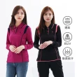 【遊遍天下】二件組 MIT女款抗UVV防曬涼感吸濕排汗機能長袖POLO衫(M-5L)