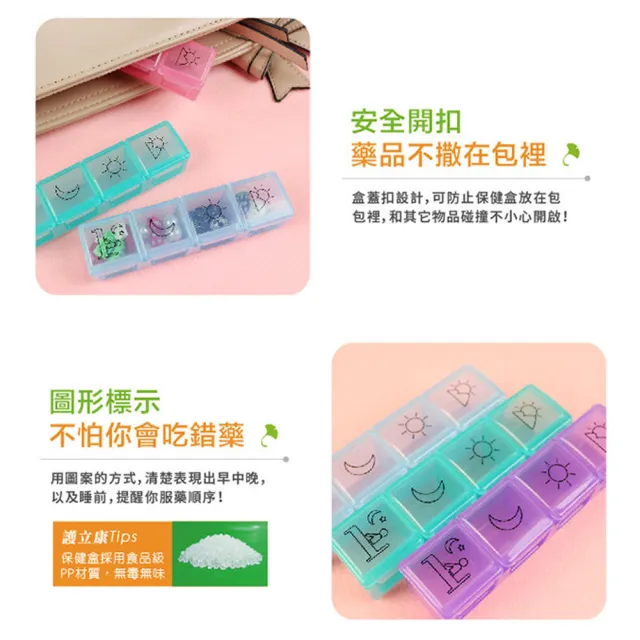 【fullicon】護立康桌上型7日彩虹保健盒組(藥盒)