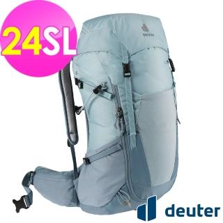 【deuter】FUTURA 24SL透氣網架揹包(3400521水藍/戶外露營/休閒健行/自助旅行/登山包)