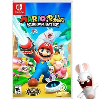 【Nintendo 任天堂】NS Switch 《瑪利歐 瘋狂兔子 王國之戰Kingdom Battle》 國際中文版(支援中文)