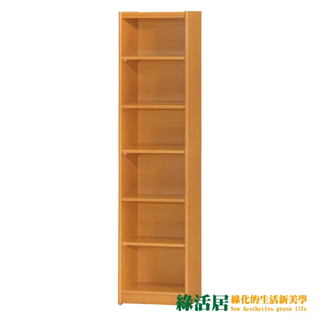 【綠活居】基斯坦   現代1.4尺六格書櫃/收納櫃(三色可選)