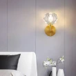 【H&R 安室家】蒲公英單水晶壁燈(ZA0037)