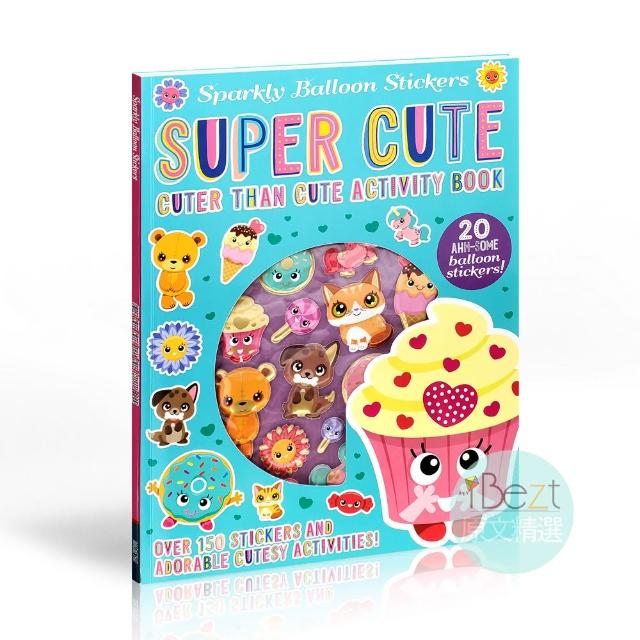 【iBezt】Sparkly Balloon Stickers Super Cute(3D貼紙和超過150張可愛貼紙)