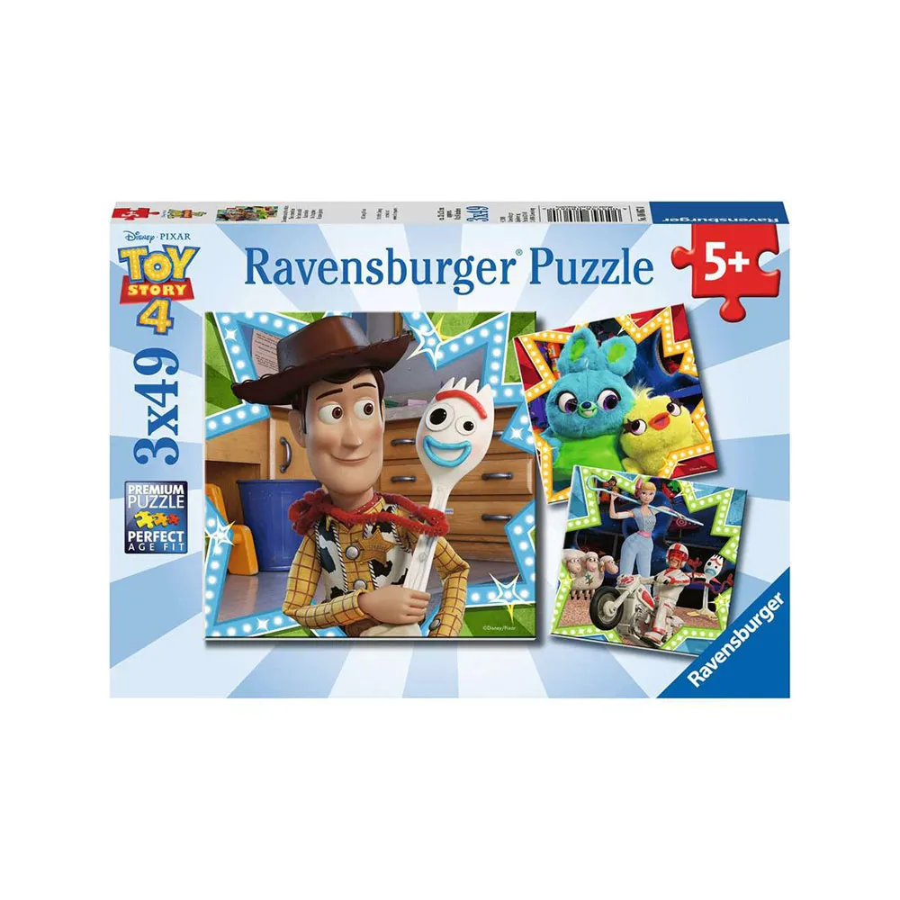 【德國Ravensburger】維寶拼圖 玩具總動員4 -3*49片