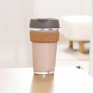 【KeepCup】官方直營 軟木隨行杯 454ml - 奶油絲絨(強化玻璃製成、耐熱、耐震度高)