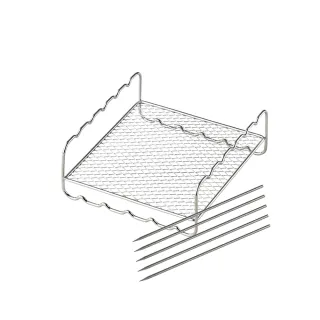 【recolte 麗克特】Air Oven 氣炸鍋 專用2Way烤架烤串組(RAO-1RK)